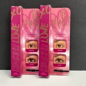 2X Mally Beauty Higher Love Volumizing Mascara Black NIB